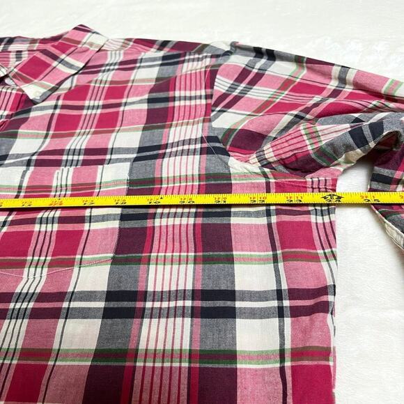 Brooks Brothers Red Fleece Button Up Men's XL Linen Cotton Oxford Classic Preppy - Picture 4 of 6